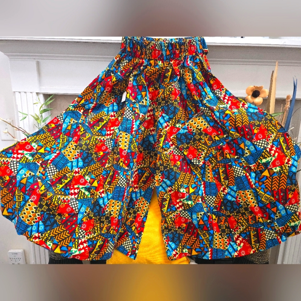 African Wide Legged Pants